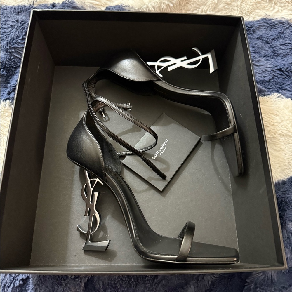 Authentic SAINT LAURENT Opyum YSL Heels Size 7.5